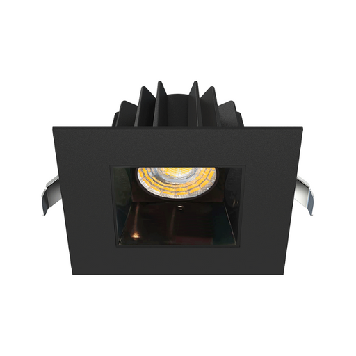 Lotus JXL-COB04-S15W 4" 15W LED Square Economy Recessed Downlight, 5CCT Selectable - Black Chrome/Black