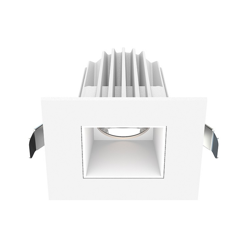 Lotus JXL-COB02-S09W 2" 9W LED Square Economy Recessed Downlight, 5CCT Selectable - Smooth White/White