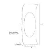 Arteriors Jeter 1-lt 14" Tall LED Wall Sconce