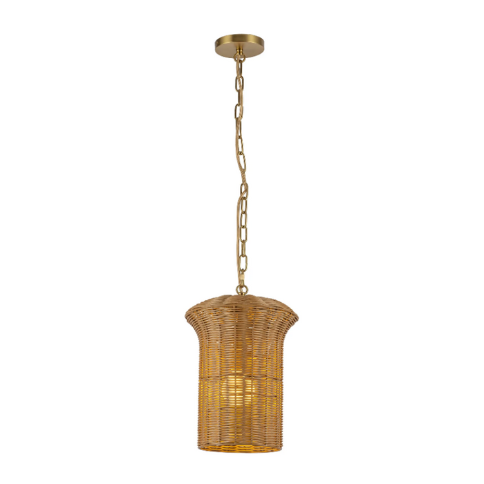 Alora Mood PD641011 Kai 1-lt 11" Pendant - Brushed Gold