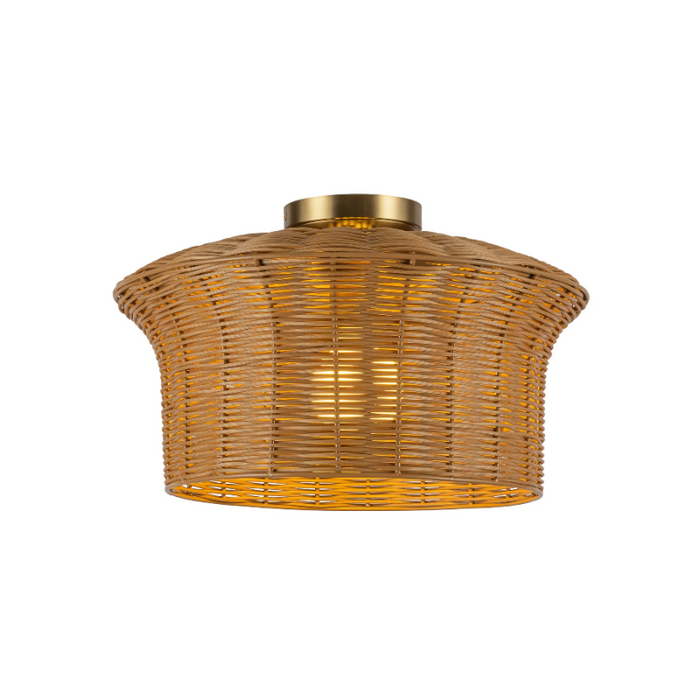 Alora Mood SF641016 Kai 1-lt 16" Semi-Flush Mount - Brushed Gold