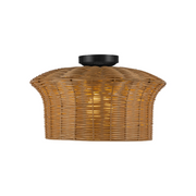 Alora Mood SF641016 Kai 1-lt 16" Semi-Flush Mount - Matte Black