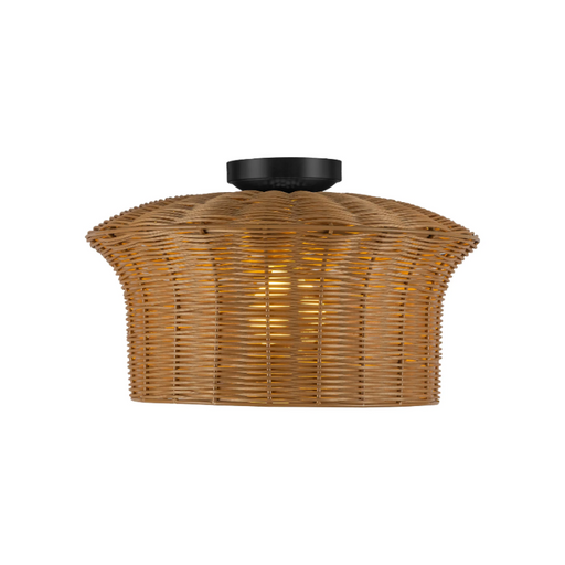 Alora Mood SF641016 Kai 1-lt 16" Semi-Flush Mount - Matte Black