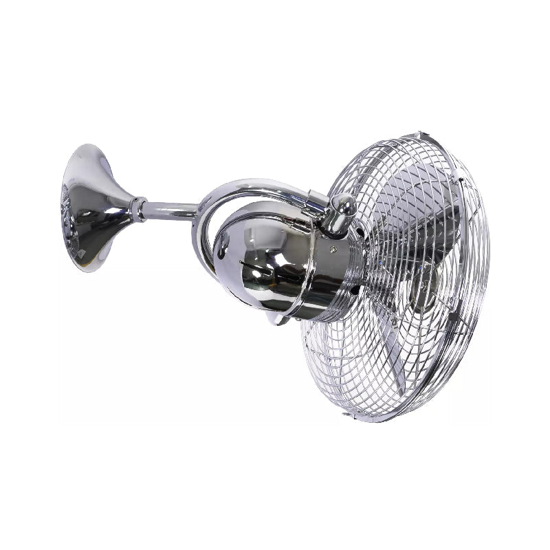 Matthews Fan Kaye 13" Wall/Ceiling Fan - Polished Chrome
