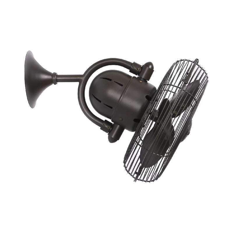 Matthews Fan Kaye 13" Wall/Ceiling Fan - Textured Bronze