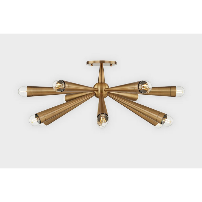Troy C1030 Keanu 12-lt 30" Semi Flush