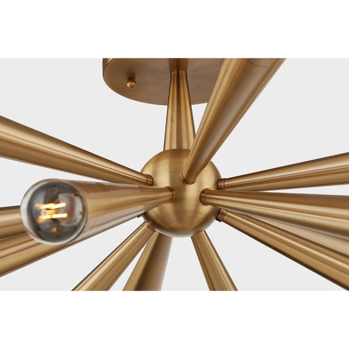 Troy C1030 Keanu 12-lt 30" Semi Flush