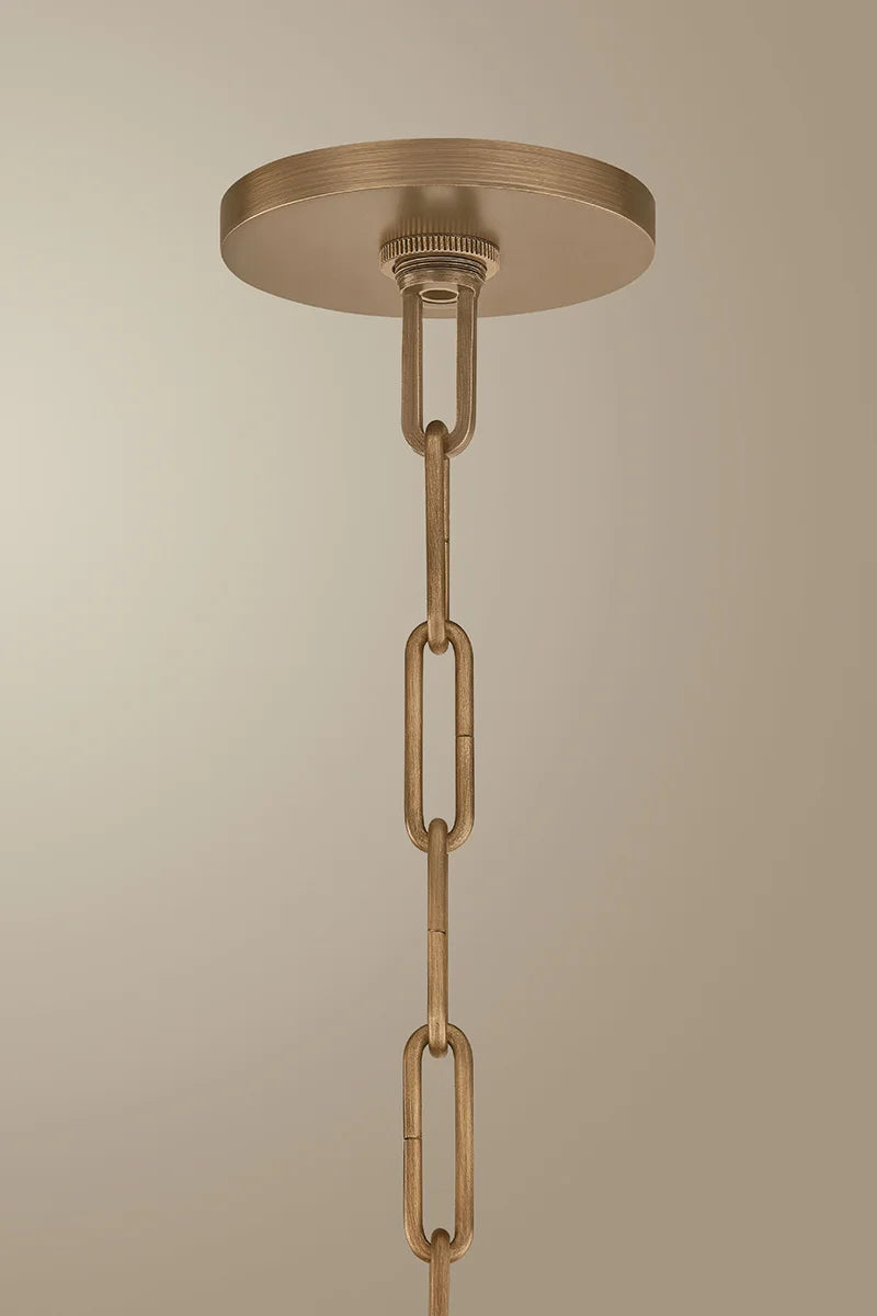 Troy F1630 Keats 4-lt 30" Pendant - Patina Brass