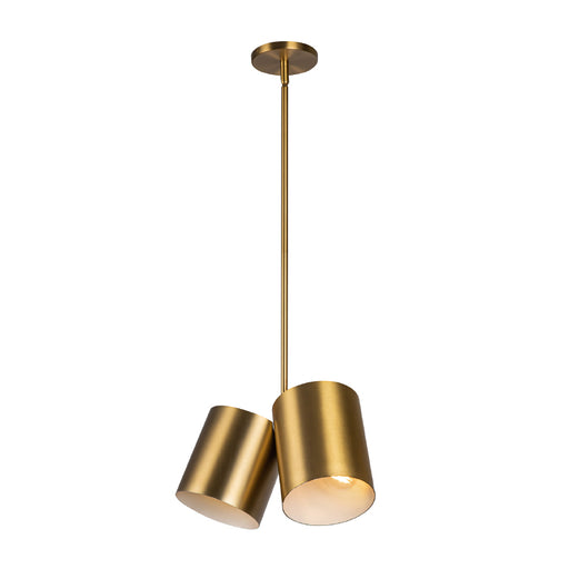 Kuzco PD58814 Keiko 2-lt 14" Chandelier-Brushed Gold