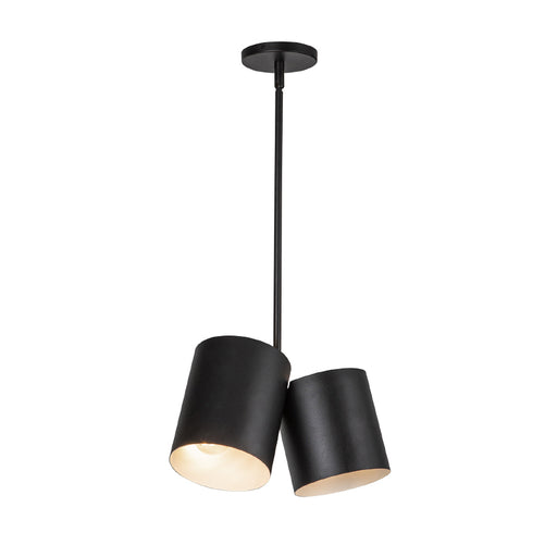 Kuzco PD58814 Keiko 2-lt 14" Chandelier-Black
