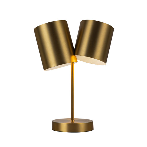 Kuzco TL58814 Keiko 2-lt 19" Tall Table Lamp-Brushed Gold