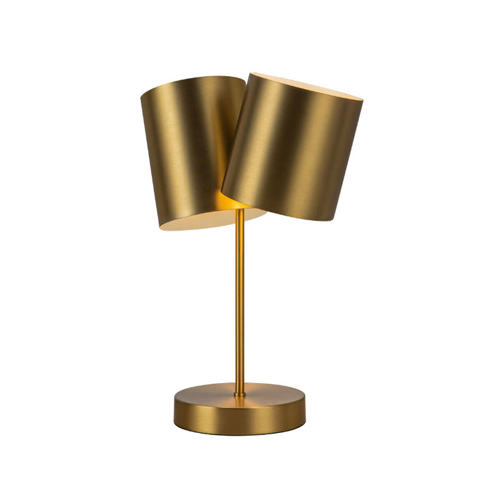Kuzco TL58814 Keiko 2-lt 19" Tall Table Lamp-Brushed Gold