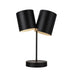 Kuzco TL58814 Keiko 2-lt 19" Tall Table Lamp-Black