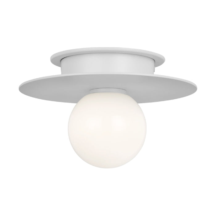Visual Comfort KF1001 Nodes 1-lt 8" Flush Mount - Matte White