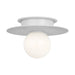 Visual Comfort KF1001 Nodes 1-lt 8" Flush Mount - Matte White