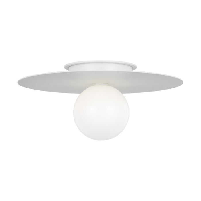 Visual Comfort KF1021 Nodes 1-lt 18" Flush Mount - Matte White