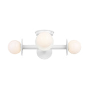 Visual Comfort KF1034 Nodes 4-lt 18" Semi-Flush Mount - Matte White