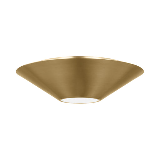 Visual Comfort KF1111 Echo 1-lt 12" LED Medium Flush Mount and Wall Sconce - Burnished Brass