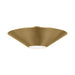 Visual Comfort KF1111 Echo 1-lt 12" LED Medium Flush Mount and Wall Sconce - Burnished Brass