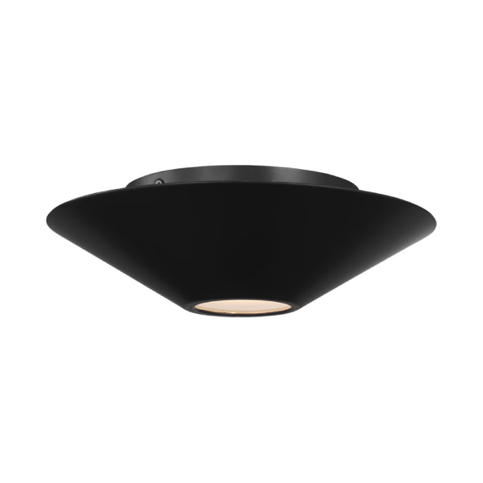 Visual Comfort KF1121 Echo 1-lt 8" LED Small Flush Mount - Midnight Black
