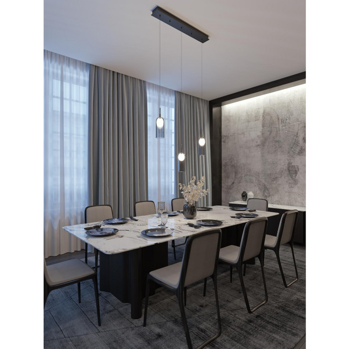 AFX KRNP04L30D1 KRNP Series Kiran 3-lt 36" LED Multi Linear Pendant