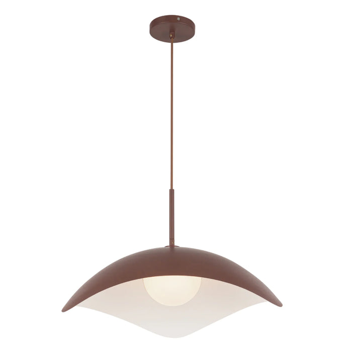 Kuzco PD55922 Kirby 1-lt 22" Pendant - Burgundy