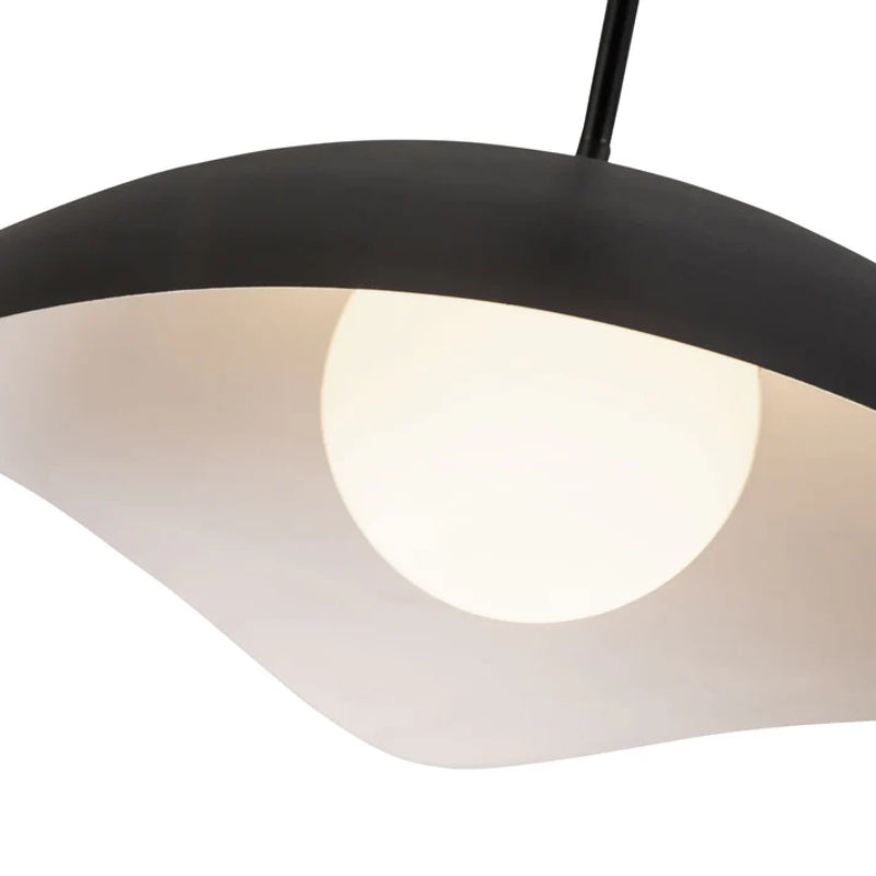 Kuzco PD55922 Kirby 1-lt 22" Pendant - Black