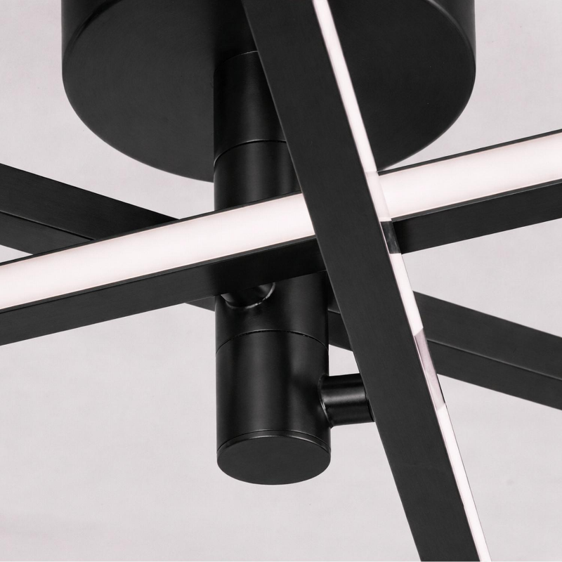 AFX KNOF18LAJUD Knoll 3-lt 19" LED Flush Mount