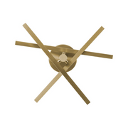 AFX KNOF18LAJUD Knoll 3-lt 19" LED Flush Mount - Light Antique Brass