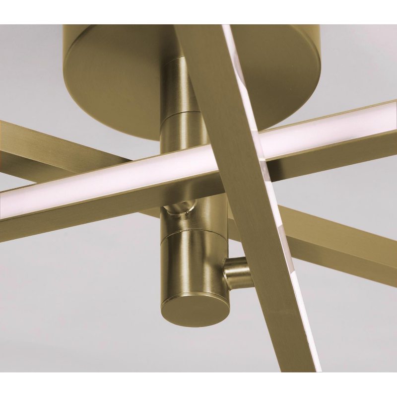 AFX KNOF18LAJUD Knoll 3-lt 19" LED Flush Mount