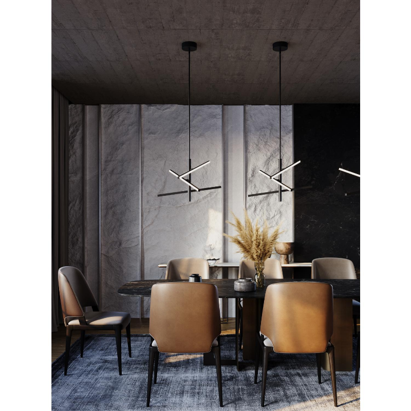 AFX KNOP24LAJUD Knoll 3-lt 24" LED Pendant