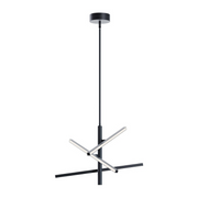 AFX KNOP24LAJUD Knoll 3-lt 24" LED Pendant - Black