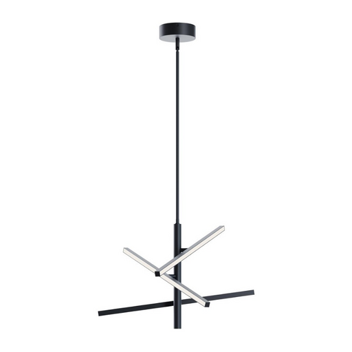 AFX KNOP24LAJUD Knoll 3-lt 24" LED Pendant - Black