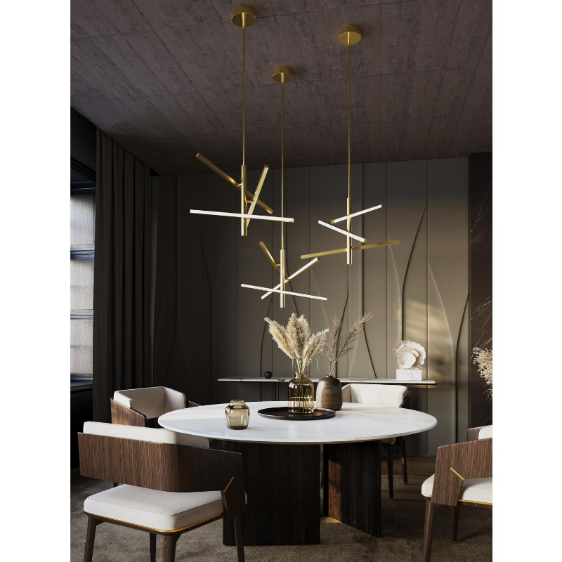 AFX KNOP24LAJUD Knoll 3-lt 24" LED Pendant