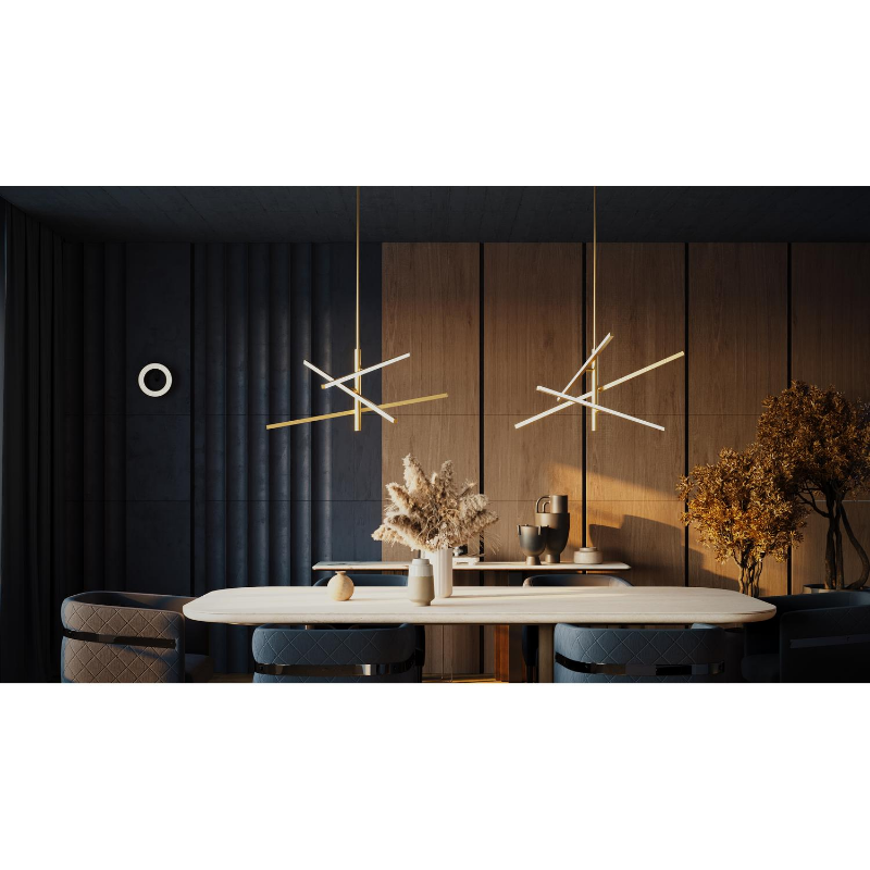 AFX KNOP36LAJUD Knoll 3-lt 36" LED Pendant