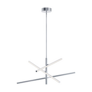 AFX KNOP36LAJUD Knoll 3-lt 36" LED Pendant - Polished Chrome