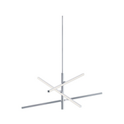 AFX KNOP36LAJUD Knoll 3-lt 36" LED Pendant - Polished Chrome