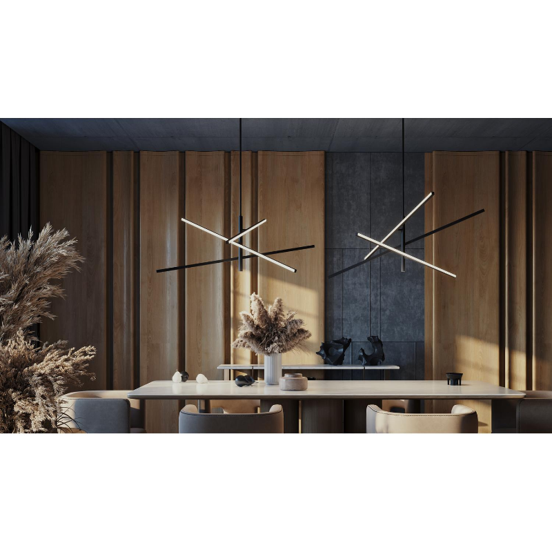 AFX KNOP48LAJUD Knoll 3-lt 48" LED Pendant