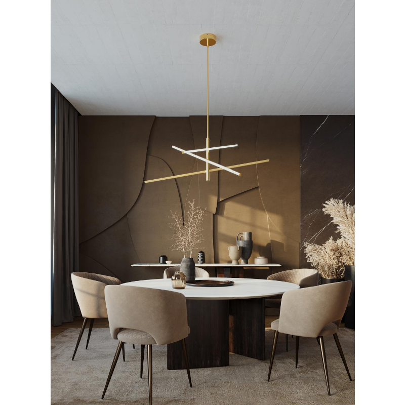 AFX KNOP48LAJUD Knoll 3-lt 48" LED Pendant