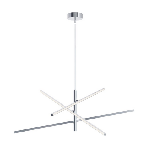 AFX KNOP48LAJUD Knoll 3-lt 48" LED Pendant - Polished Chrome
