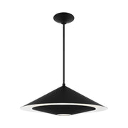Visual Comfort KP1171 Echo 1-lt 24" Medium Pendant - Midnight Black