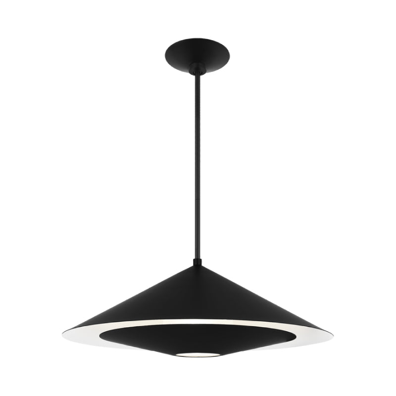 Visual Comfort KP1171 Echo 1-lt 24" Medium Pendant - Midnight Black