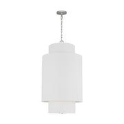 Visual Comfort KSP1171 Sawyer 1-lt 15" LED Small Hanging Pendant - Polished Nickel