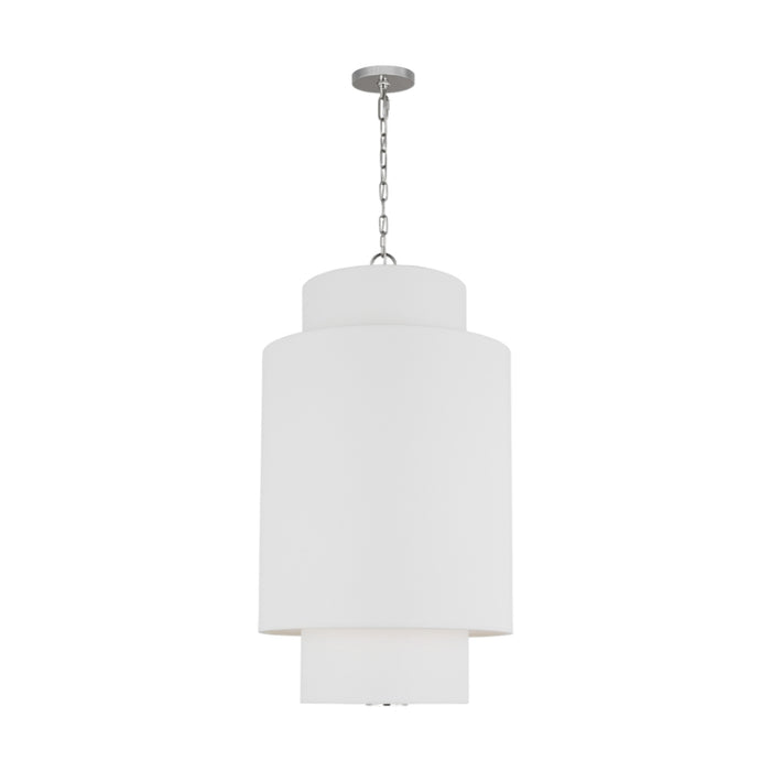 Visual Comfort KSP1171 Sawyer 1-lt 15" LED Small Hanging Pendant - Polished Nickel