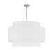 Visual Comfort KSP1184 Sawyer 4-lt 32" LED Extra Large Hanging Pendant - Polished Nickel