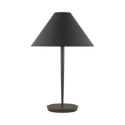 Visual Comfort KT1461 Contra 1-lt 25" Tall Medium Table Lamp - Matte Charcoal Black