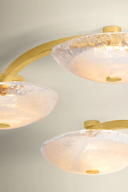 Corbett 586-05 Kune 5-lt 64" LED Semi Flush Mount