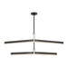 Visual Comfort KWCH704 Linea 4-lt 56" 2-Tier LED Chandelier