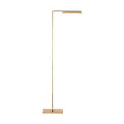 Visual Comfort KWFL714 Linea 1-lt 42" Tall LED Floor Lamp - Hand-Rubbed Antique Brass