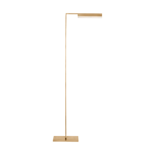 Visual Comfort KWFL714 Linea 1-lt 42" Tall LED Floor Lamp - Hand-Rubbed Antique Brass